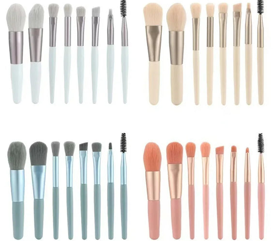 Morandi 8pc Wool Fiber Brushes