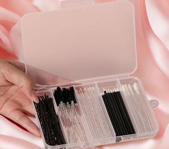 80pc Wool Lash Micro Brushes