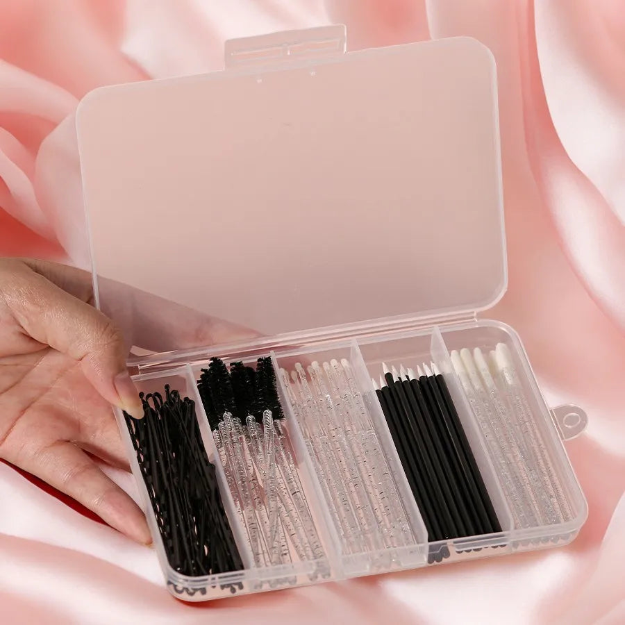 80pc Wool Lash Micro Brushes - Beauty Bae