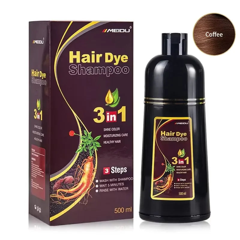 Herbal 3-in-1 Black Hair Dye - Beauty Bae