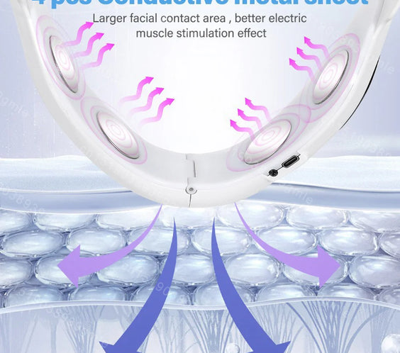 EMS V Face LED Chin Massager