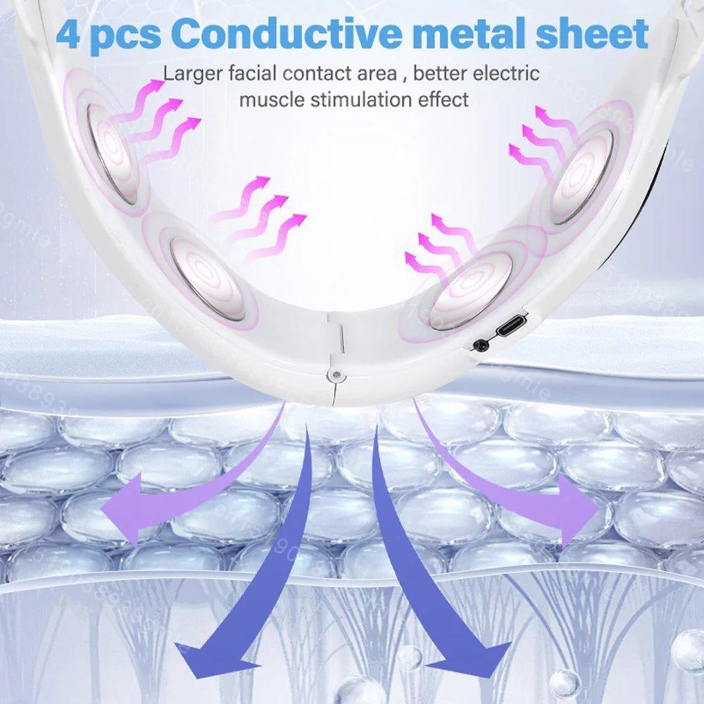 EMS V Face LED Chin Massager - Beauty Bae