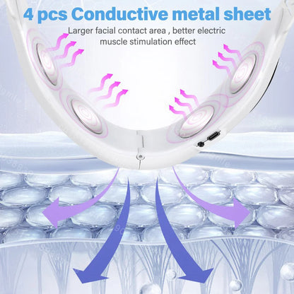 EMS V Face LED Chin Massager - Beauty Bae