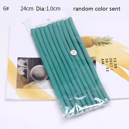 Foam Flexi Curl Rods 10pc - Beauty Bae