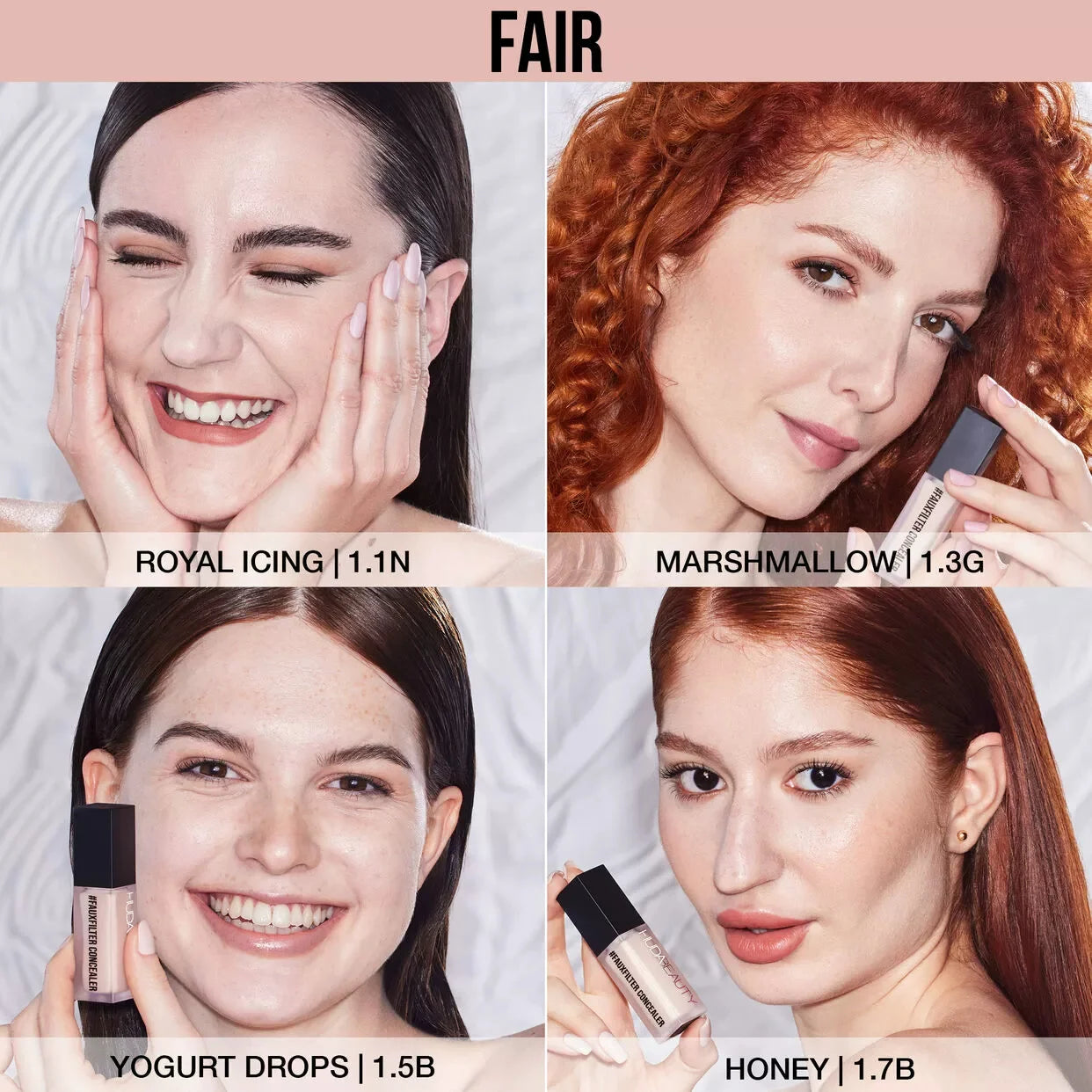 Huda Beauty Faux Filter Luminous Matte Foundation Moisturizing Long Wearing Lightweight Liquid Foundation by Beauty Bae