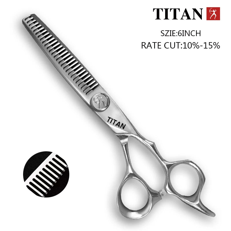 Titan 6in 440C Barber Scissors