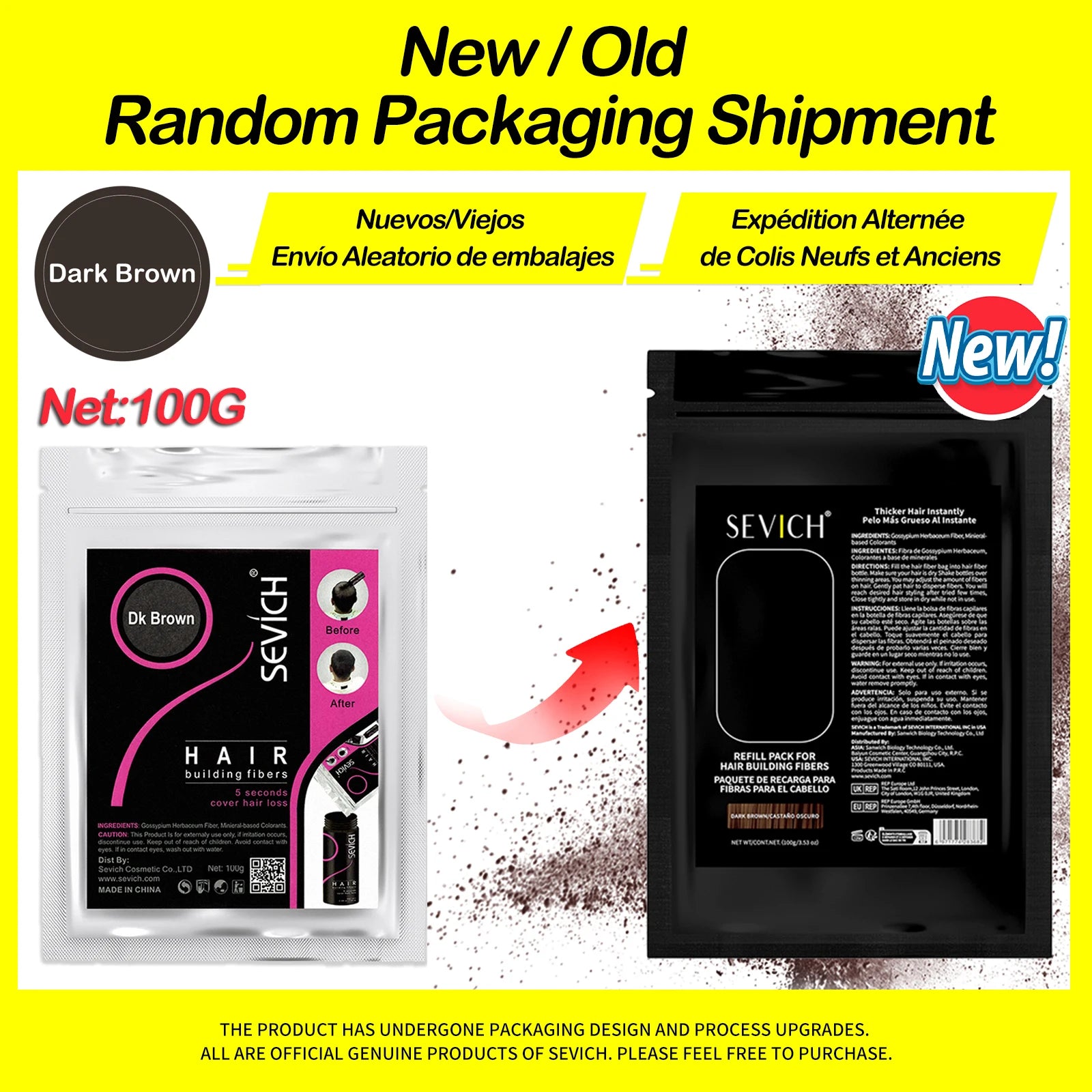 Keratin Fibers 100g Refill