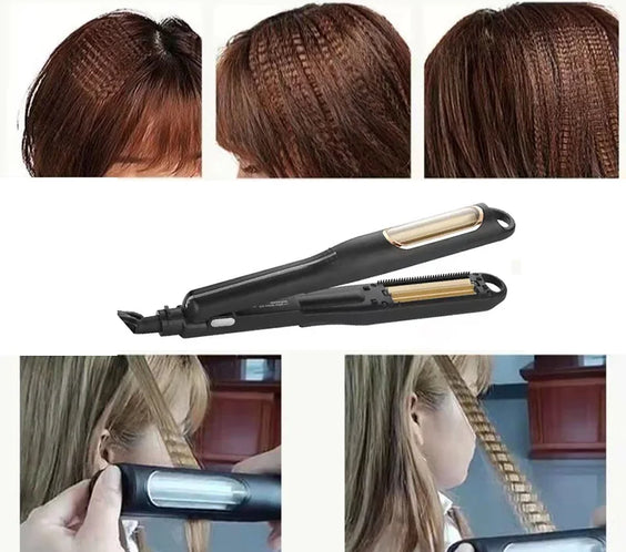 Tourmaline Corrugation Iron tourmaline ceramic plate titanium conductor 16-20mm corrugation 360° cord CE certified