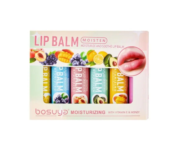 6pc Fruit Lip Balm Smooth