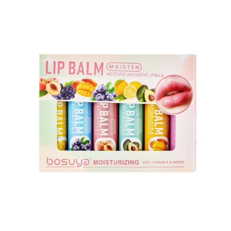 6pc Fruit Lip Balm Smooth