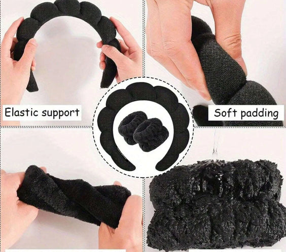 Soft Fiber Spa Headband Set
