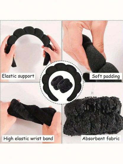 Soft Fiber Spa Headband Set - Beauty Bae