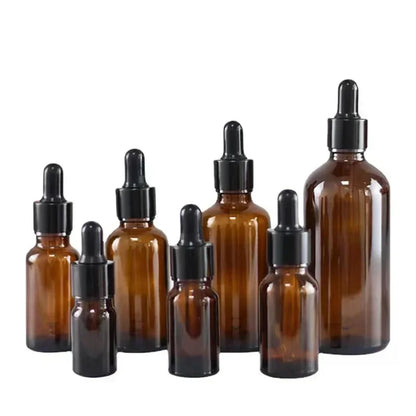 28pc Amber Glass Dropper Set - Beauty Bae