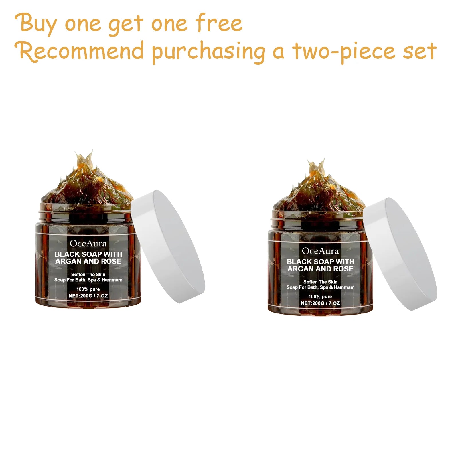 Black Beldi Soap 200g Argan