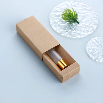 Gold lid Kraft Box