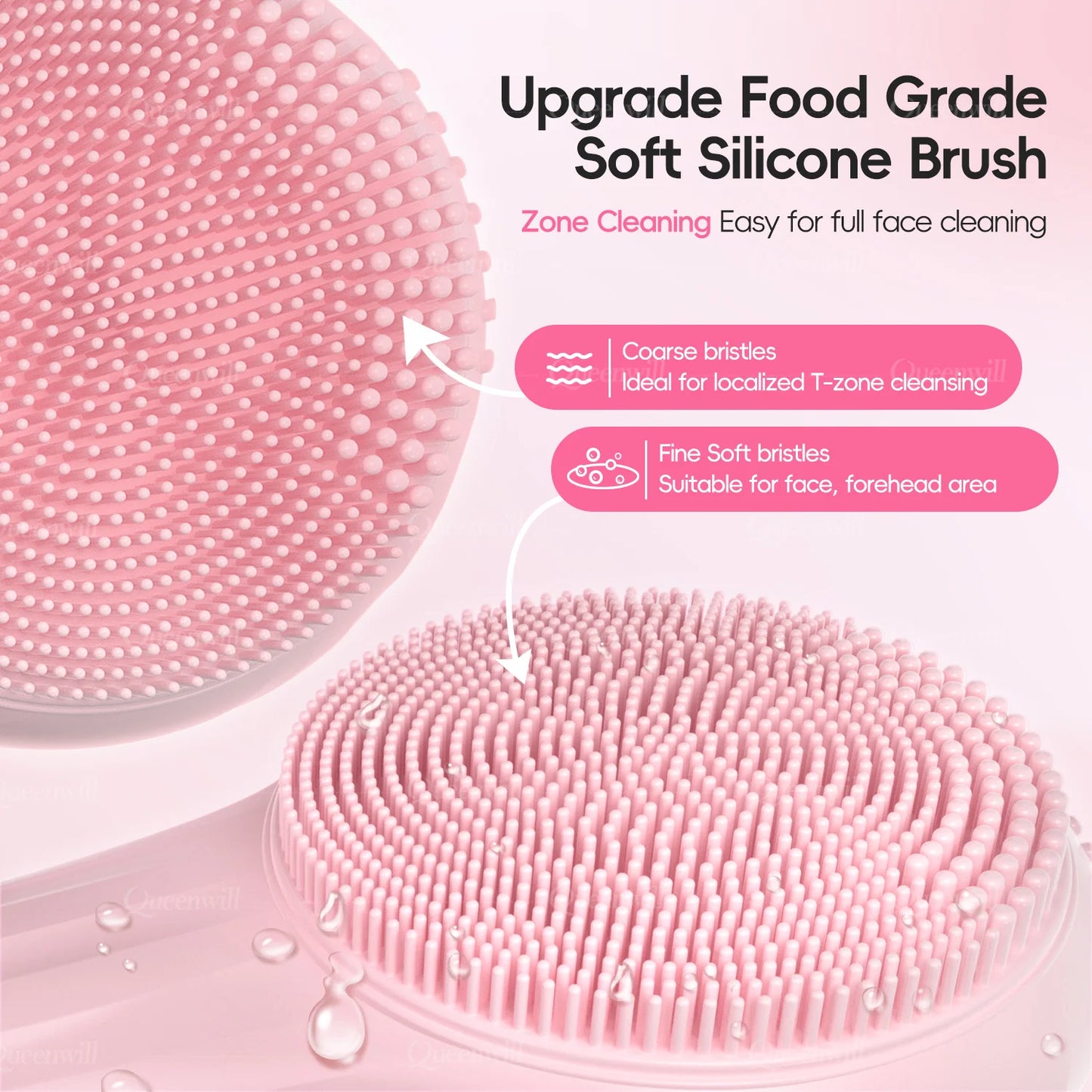 Sonic Silicone Face Brush - Beauty Bae