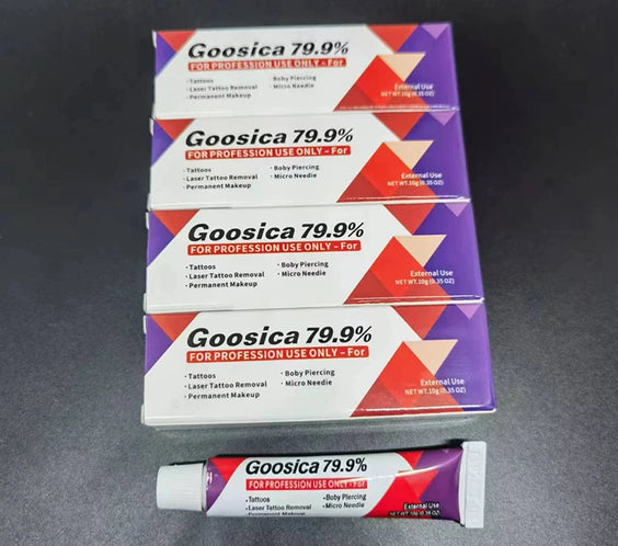 Tattoo Before Cream 10g tube labeled 79.9% concentration for pre-microblading lip and brow tattoo prep single 10g unit