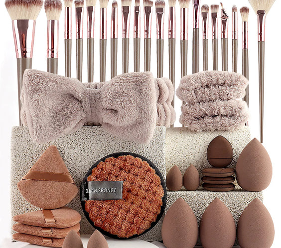 56-Piece Chocolate Brush Kit