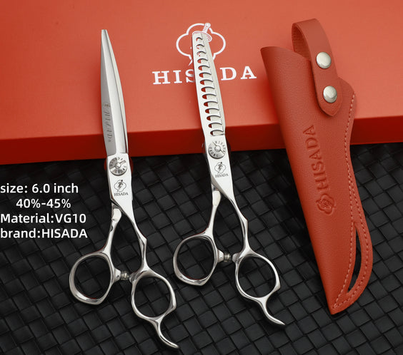 9CR13 Hair Scissors 6-7 in