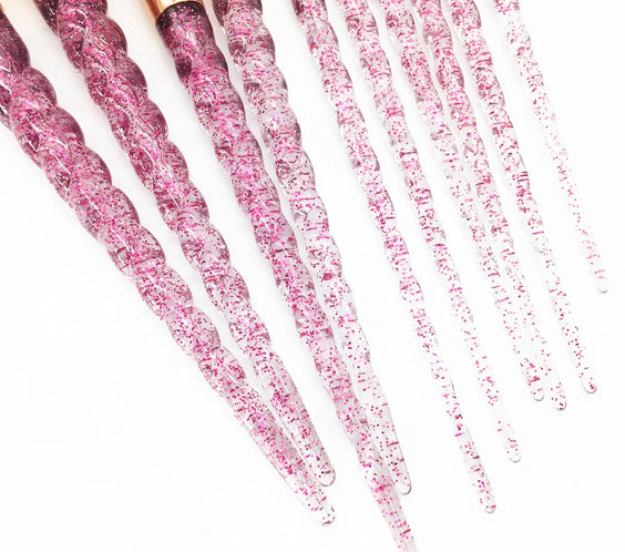 Unicorn Diamond Brush Set 10pc