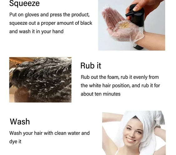 Herbal 3-in-1 Black Hair Dye