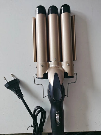 Tourmaline Ceramic 3-Barrel - Beauty Bae