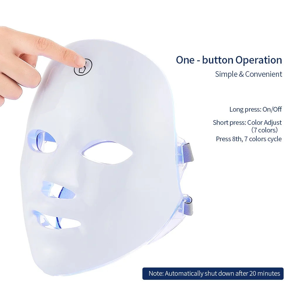 LED Face Neck Tightening Mask