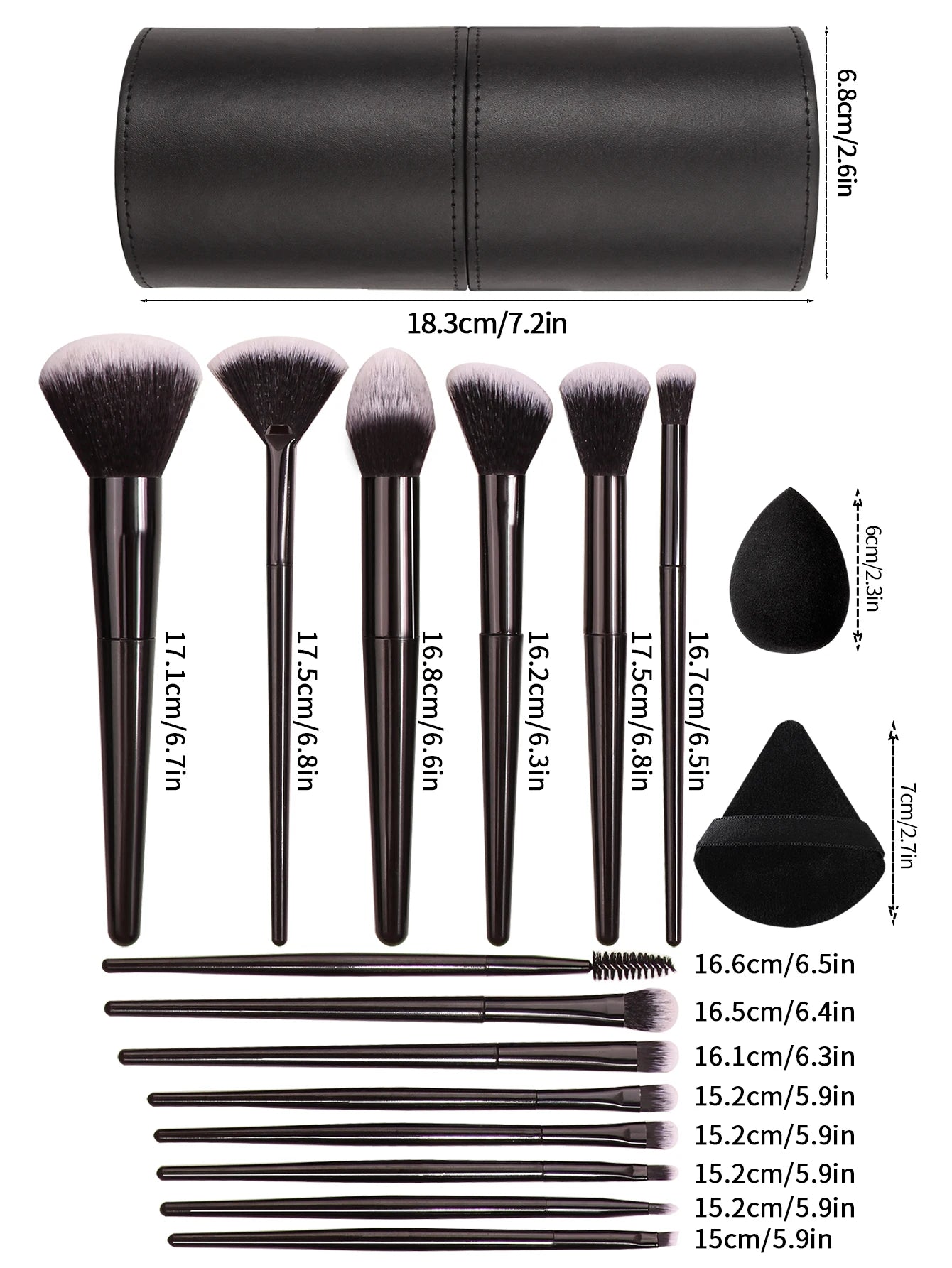 Soft Makeup Brush Set 21pcs
