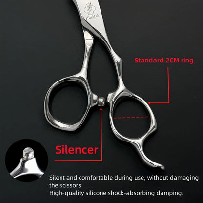 VG10 Black Salon Scissors 6.5in - Beauty Bae