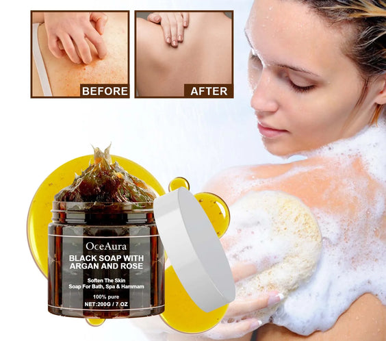 Black Beldi Soap 200g Argan