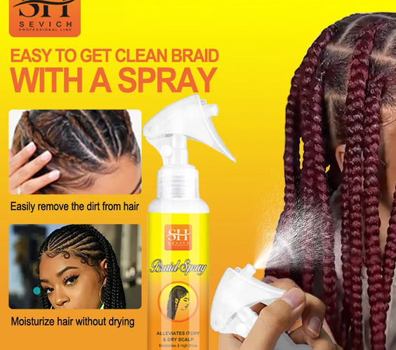 Anti-Itch Scalp Spray 100ml water-based spray bottle labeled Model SC20230330 Origin Mainland China