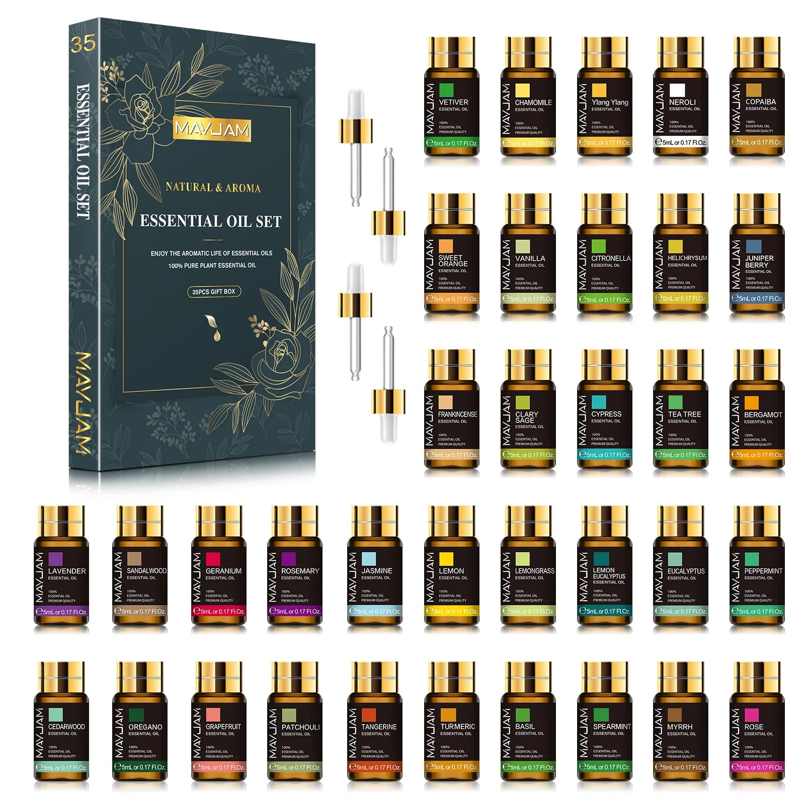 MAYJAM 35pc Essential Oils