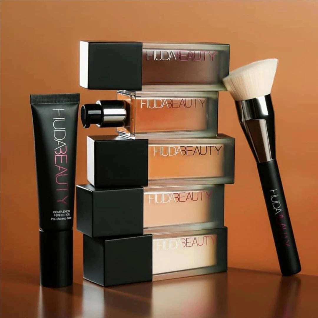 Huda Beauty Flawless Liquid Foundation Concealer For Dry Skin Natural Matte Finish Long Lasting Coverage Breathable by Beauty Bae