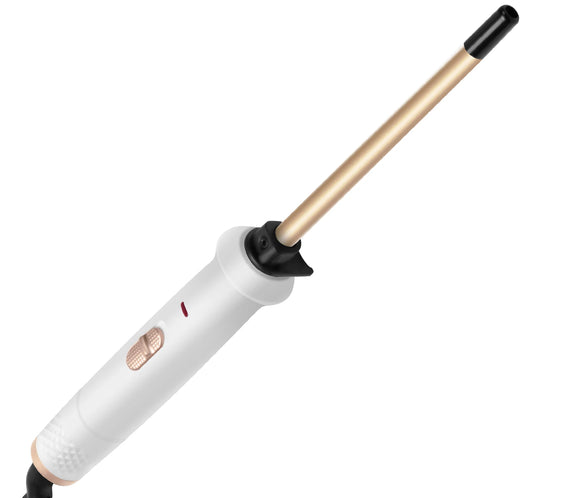 9mm Ceramic Curling Wand with tourmaline barrel digital temp control 360° swivel cord CE certified