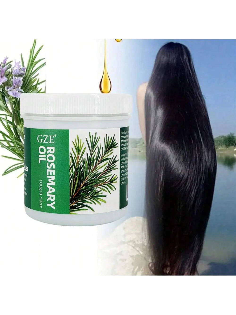 Organic Rosemary Hair Oil 100g