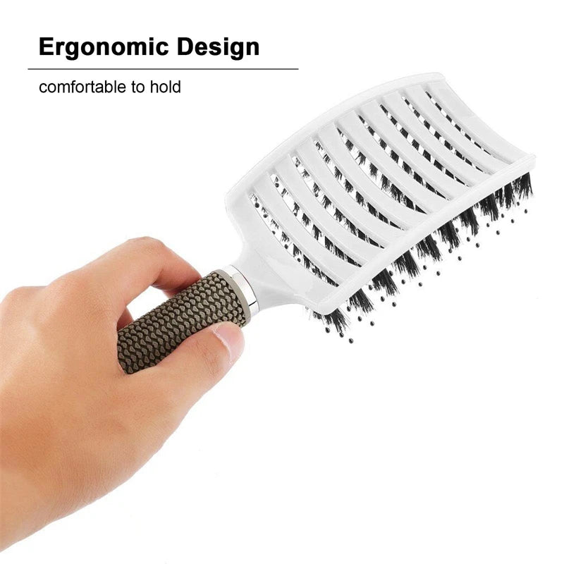 Scalp Massage Detangle Brush - Beauty Bae