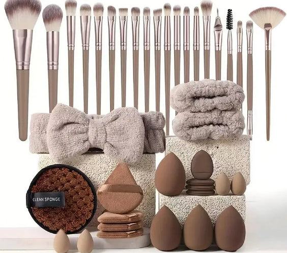 56-Piece Chocolate Brush Kit