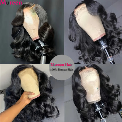 Mureen Wear and Go Glueless Body Wave Bob Wig 250 Percent Density 100 Percent Human Hair Remy Brazilian by Beauty Bae