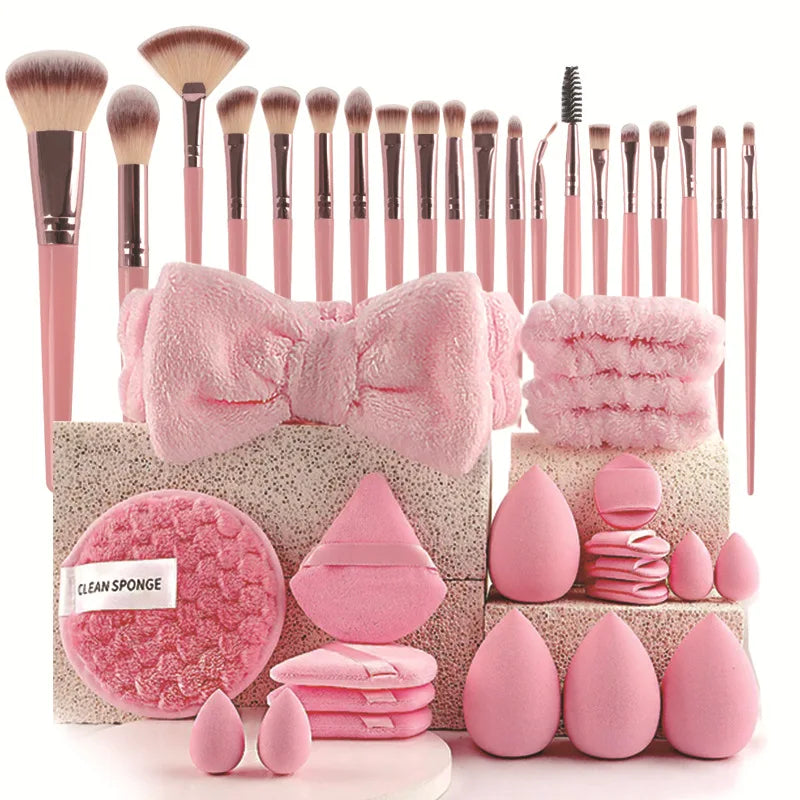 56-Piece Chocolate Brush Kit