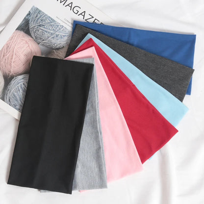 Wide Knitted Headband for Women and Girls Soft Sports Hairband for Yoga Cycling Wash Face Fashion Hair Accessories by Beauty Bae