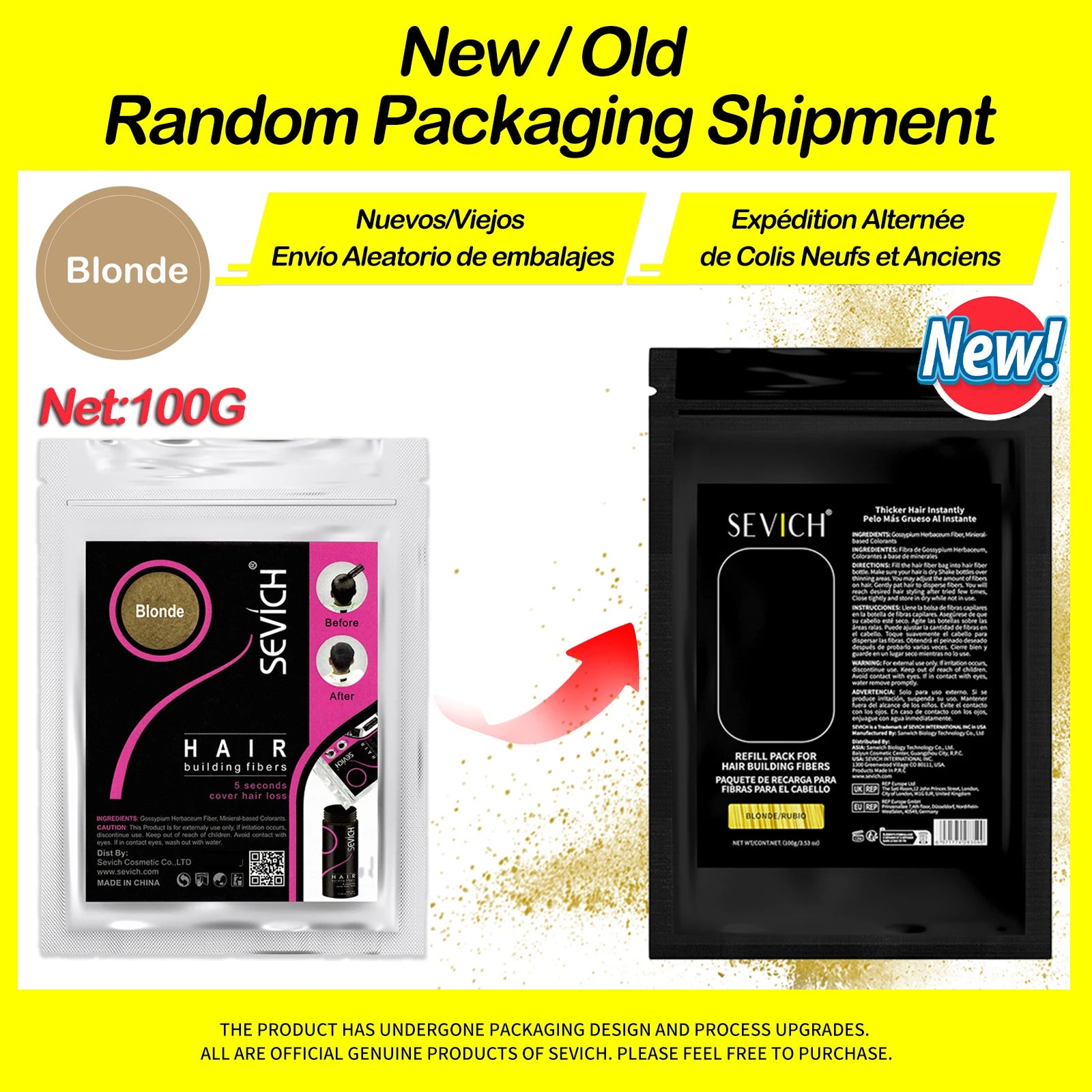 Keratin Fibers 100g Refill