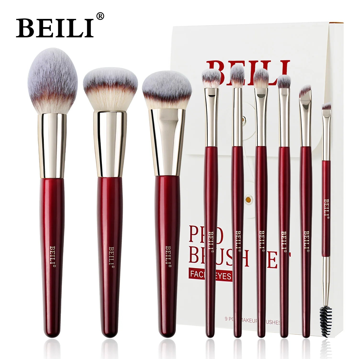 BEILI Vegan Brush Set 9-30pc