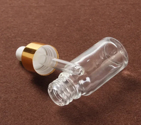 28pc Amber Glass Dropper Set