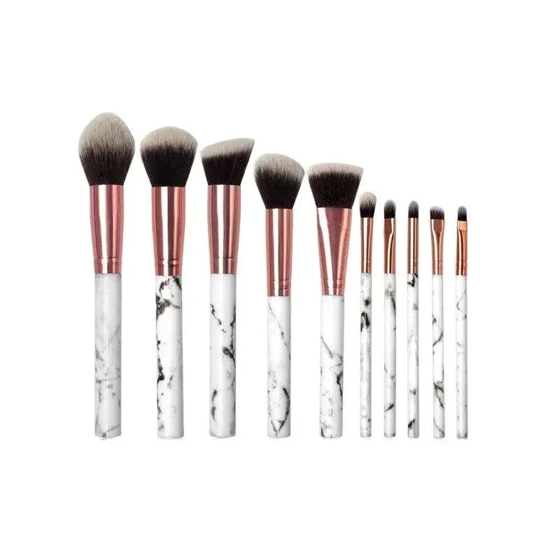 10pc Synthetic Brush Set - Beauty Bae