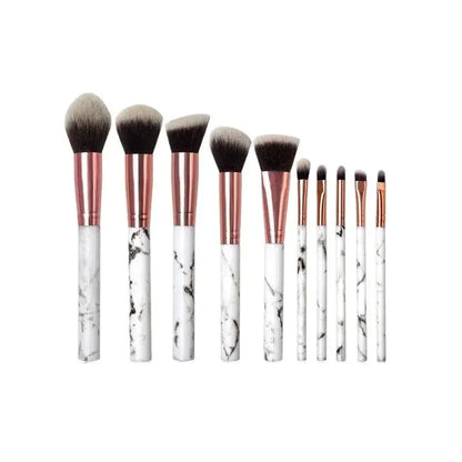 10pc Synthetic Brush Set - Beauty Bae