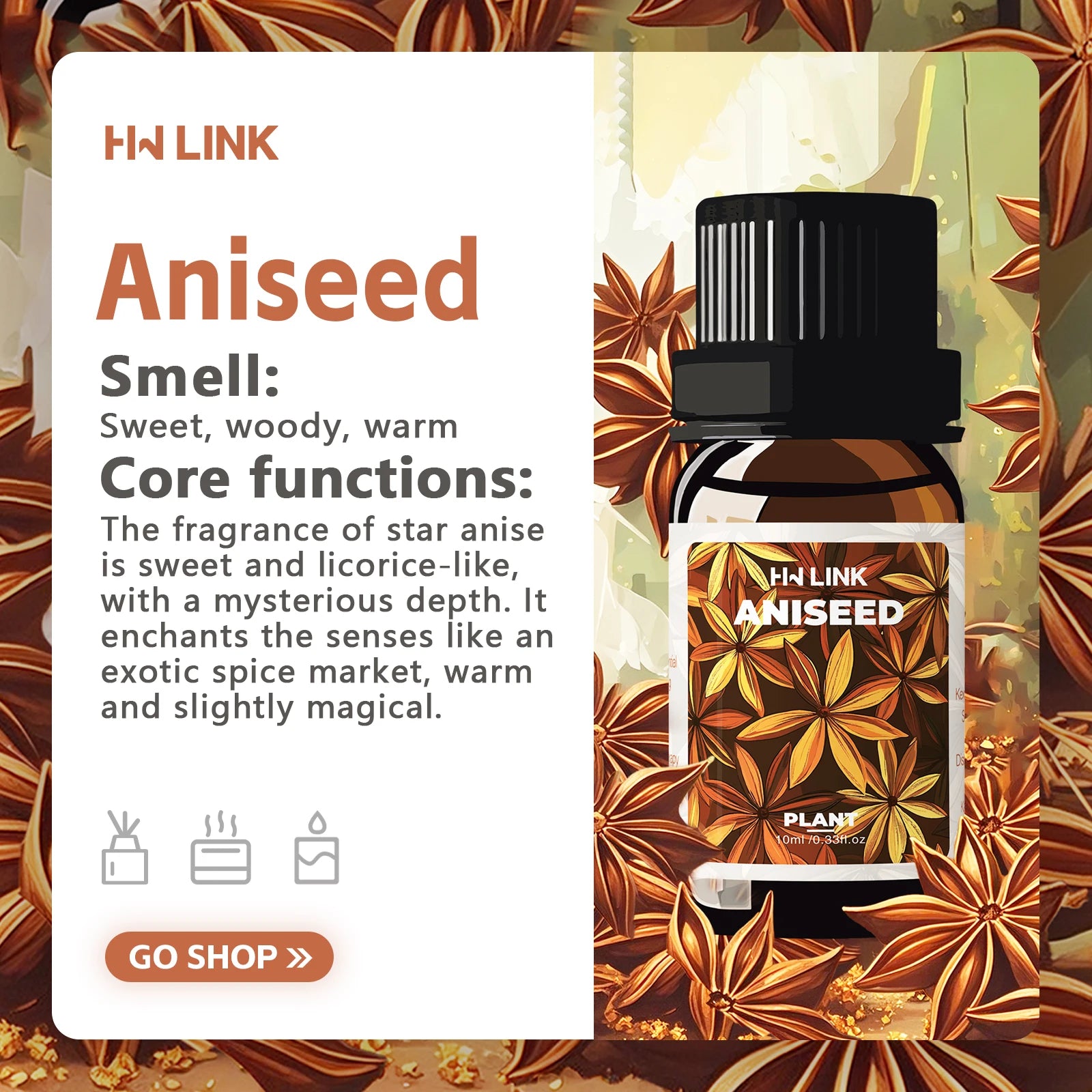 Star Anise Oil 10ml Diffuser