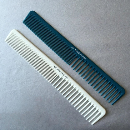 Anti-Static Fine Tooth Comb plastic 1pc model 107/101/113 fine smooth teeth free-standing ends heat resistant anti-static