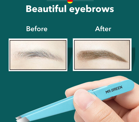 Stainless Steel Slant Tweezer