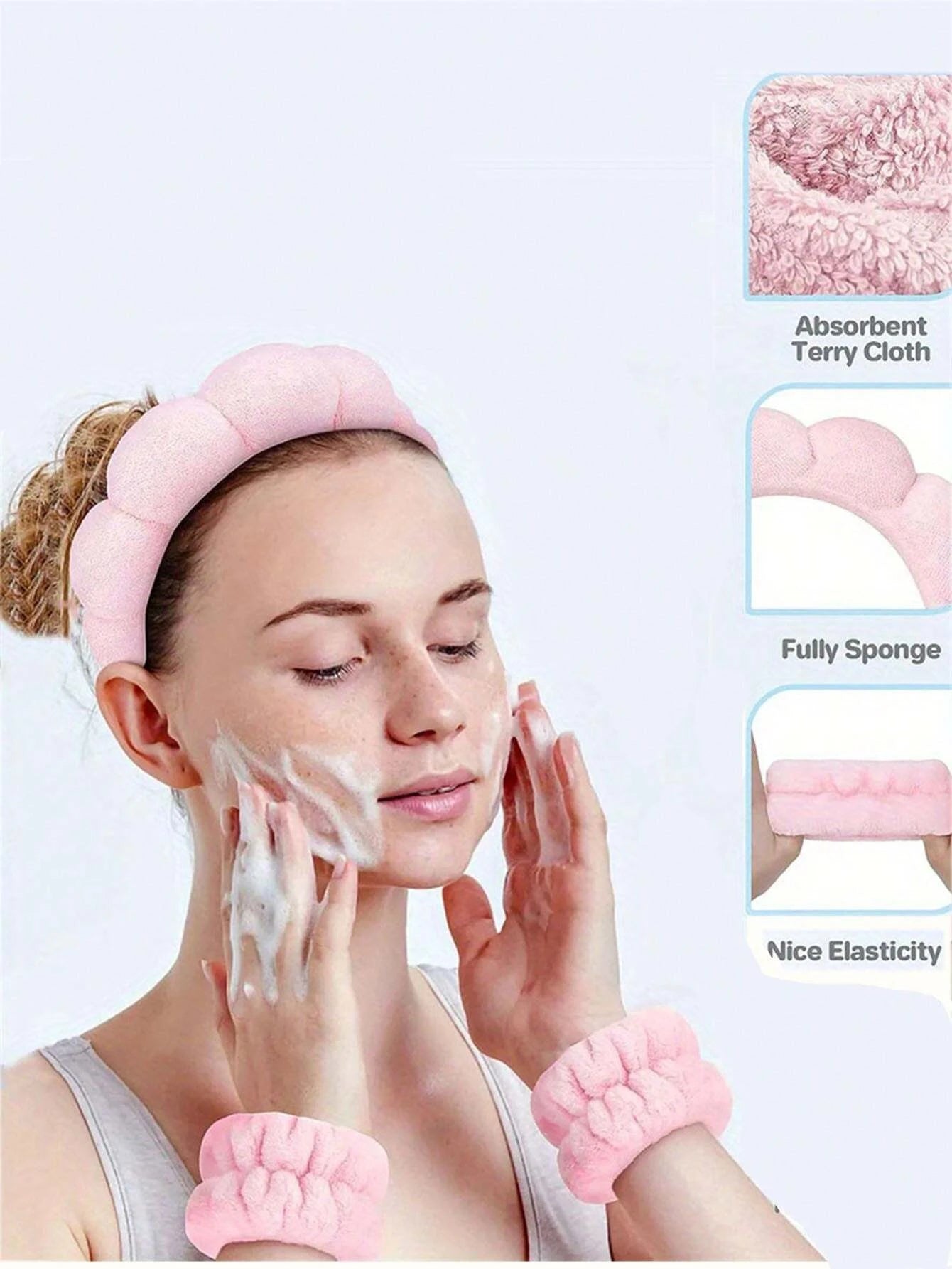 Soft Fiber Spa Headband Set