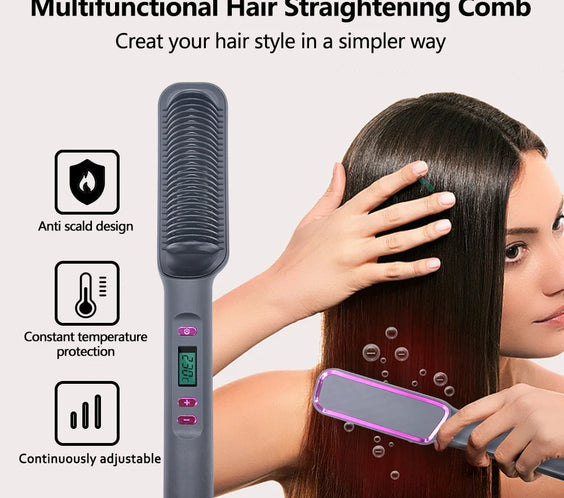 Electric Hot Comb Straightener